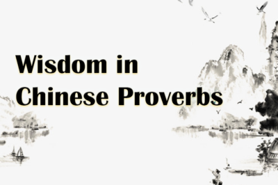 Wisdom in Chinese Proverbs